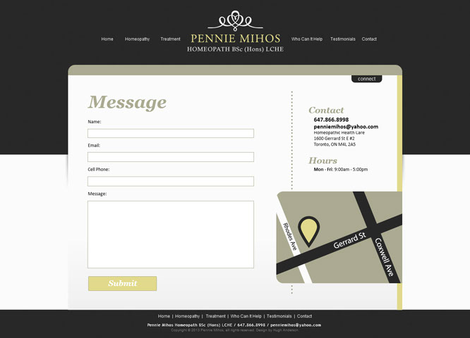Pennie Mihos Homeopath Website A