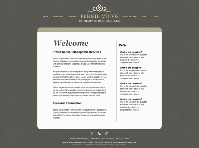 Pennie Mihos Homeopath Website B